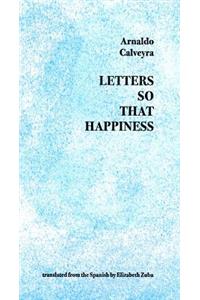 Letter So That Happiness