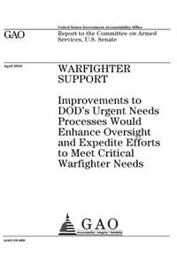 Warfighter support