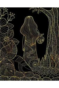 Bullet Journal Notebook Girl in the Woods 9