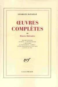 Oeuvres completes 3