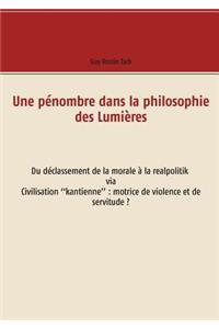 Une PÃ©nombre Dans La Philosophie Des LumiÃ¨res