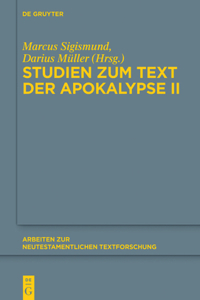 Studien Zum Text Der Apokalypse II