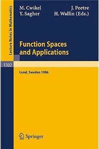 Function Spaces and Applications