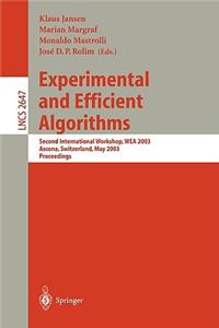 Experimental and Efficient Algorithms