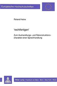 'Rechtfertigen'