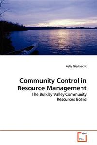 Community Control in Resource Management