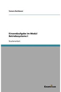 Einsendaufgabe im Modul Betriebssysteme I
