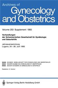 Verhandlungen Der Schweizerischen Gesellschaft Für Gynäkologie Und Geburtshilfe