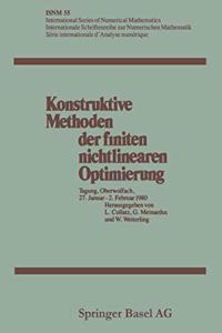 Konstruktive Methoden Der Finiten Nichtlinearen Optimierung