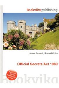 Official Secrets ACT 1989