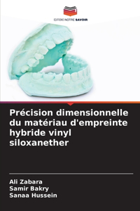 Précision dimensionnelle du matériau d'empreinte hybride vinyl siloxanether