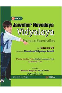 Jawahar Navodaya Vidyalaya (Class - Vi) Entrance Exam - 2015 Includes Solved Papers 2013-14