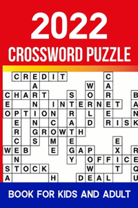 2022 Crossword Puzzle Book For Kids and Adult