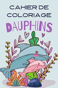 CAHIER DE COLORIAGE dauphins