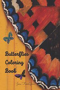 Butterflies Coloring Book