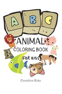 ABC Animal Coloring Book For Kids
