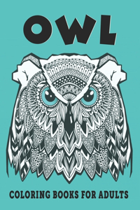 Owl Coloring Books For Adults