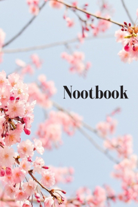 Nootbook girly with flowers