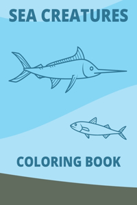 Sea Creatures Coloring Book