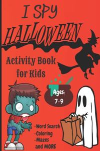 I Spy Halloween Activity Book For Kids