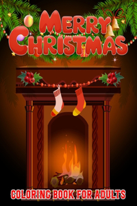 Merry Christmas Coloring Book For Adults