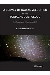 Survey of Radial Velocities in the Zodiacal Dust Cloud