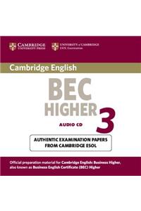 Cambridge BEC Higher 3 Audio CD