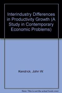Interindustry Differences in Productivity