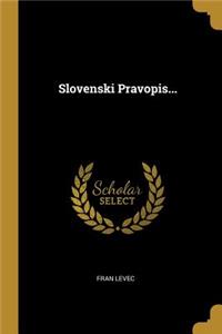 Slovenski Pravopis...