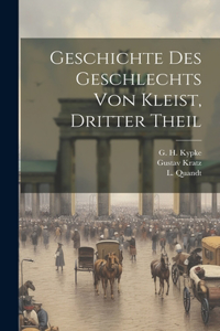 Geschichte des Geschlechts von Kleist, dritter Theil