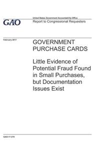 Government Purchase Cards
