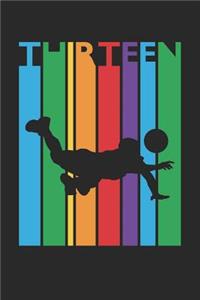 Volleyball Notebook for 13 Year Old Boys and Girls - Colorful Volleyball Journal - 13th Birthday Gift for Volleyball Player Diary
