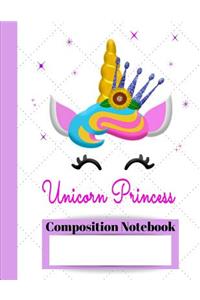 Unicorn Princess Composition Notebook