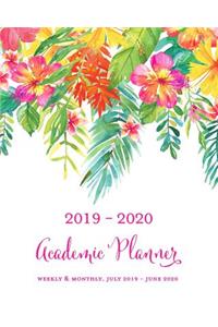 2019-2020 Academic Planner Weekly & Monthly, July 2019 - June 2020