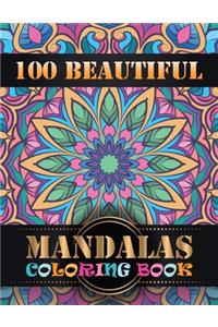100 Beautiful Mandalas Coloring Book
