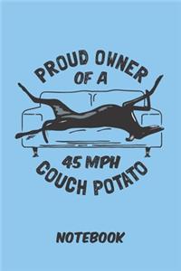 Funny Greyhound Notebook