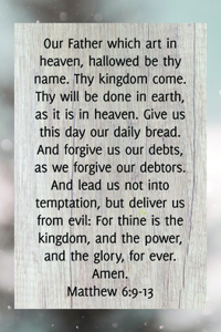 Lord's Prayer Bulletin (Pkg 100) General Worship