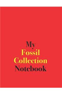 My Fossil Collection Notebook
