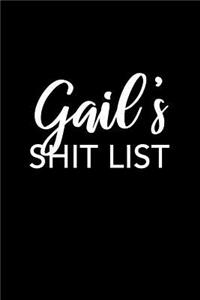 Gail's Shit List