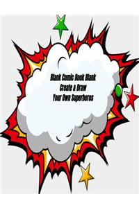 Blank Comic Book Blank Create & Draw Your Own Superheros