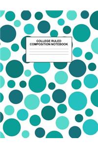 College Ruled Composition Notebook
