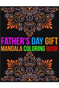 Father's Day Gift Mandala Coloring Book