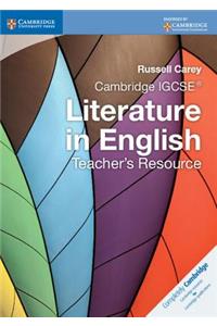 Cambridge IGCSE Literature in English Teacher's Resource