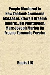 People Murdered in New Zealand