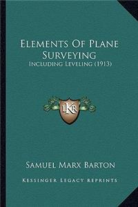 Elements of Plane Surveying