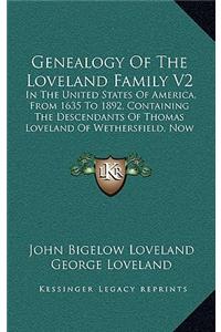 Genealogy Of The Loveland Family V2
