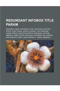 Redundant Infobox Title Param