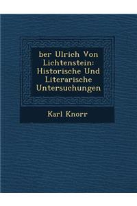 Ber Ulrich Von Lichtenstein
