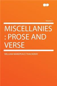 Miscellanies