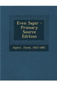 Even Sapir